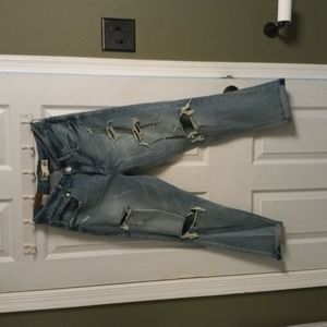 Garage seven, 7, light blue